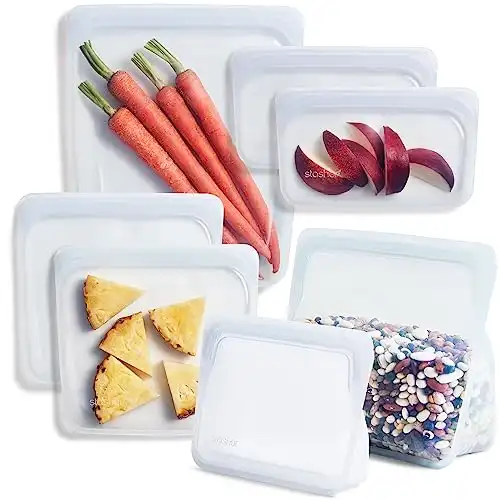 Stasher Platinum Silicone Food Grade Reusable Storage