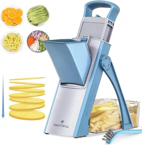 ONCE FOR ALL Adjustable Mandoline Slicer