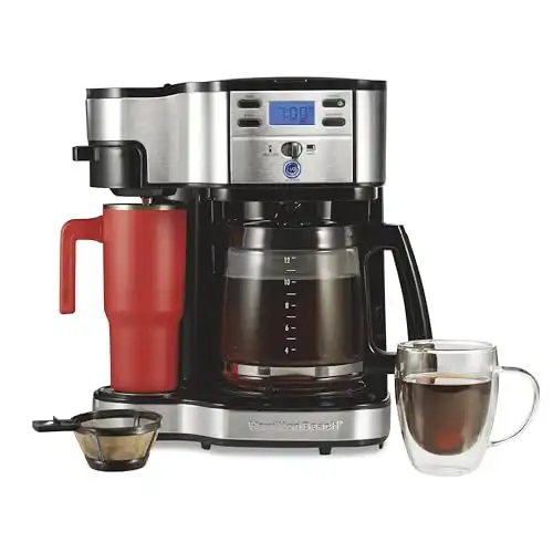 Hamilton Beach 12-Cup & Single-Serve Coffee Maker