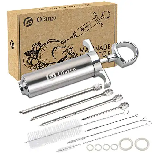 Ofargo Stainless Steel Meat Injector Kit