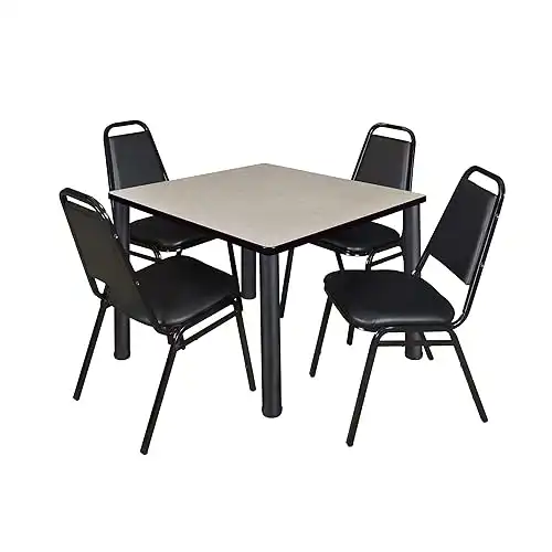 Kee 36" Square Breakroom Table & Chairs Set