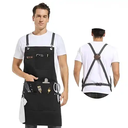 Cotton Canvas Chef Work Apron