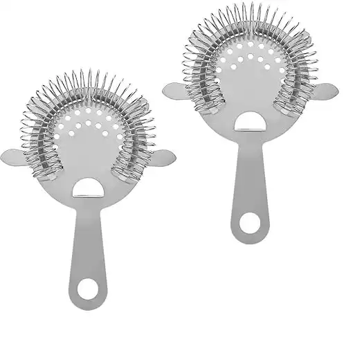 2 Pack of Cocktail Strainer for Bar and Restaurant