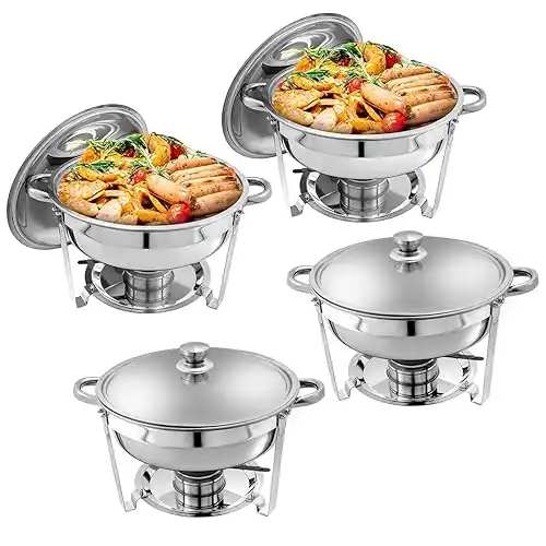 4-Pack Chafing Dish Buffet Set