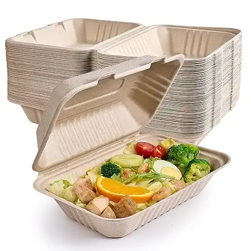 ECOLipak 75-Pack Compostable To-Go Boxes